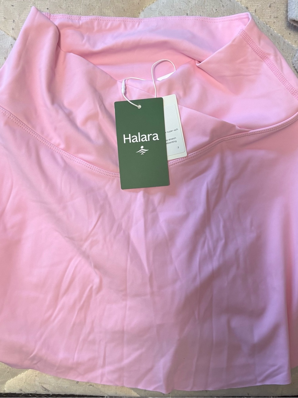HALARA Soft Pink Active Skort